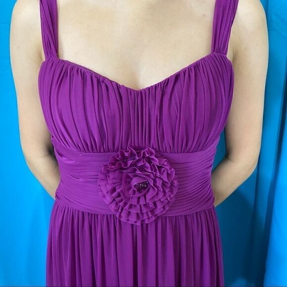 JS Collections purple magenta like gown long formal dress - Picture 4 of 5